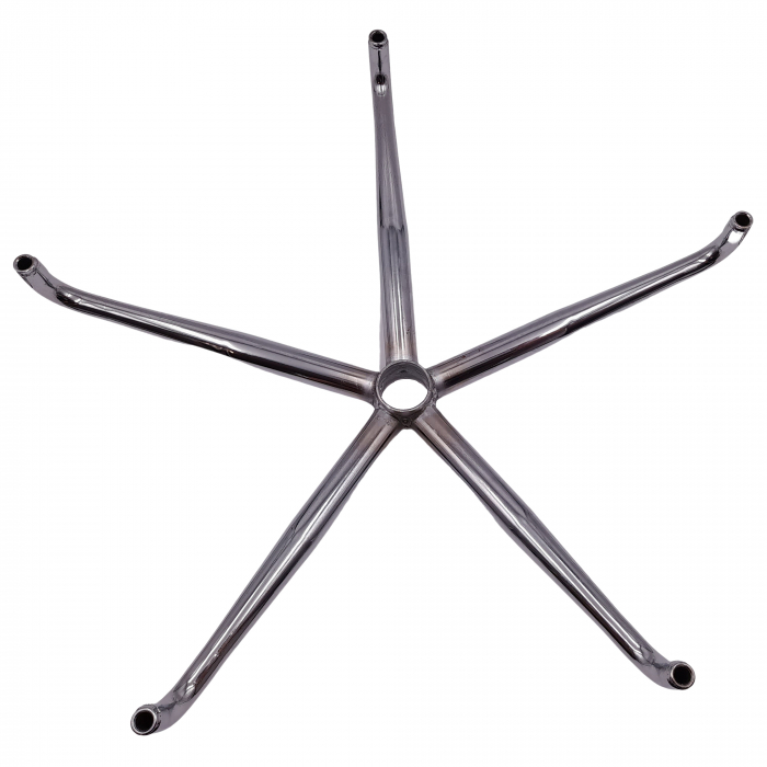 Baza metalica IdeallStore® pentru scaun directorial, 65 cm, argintie [2]