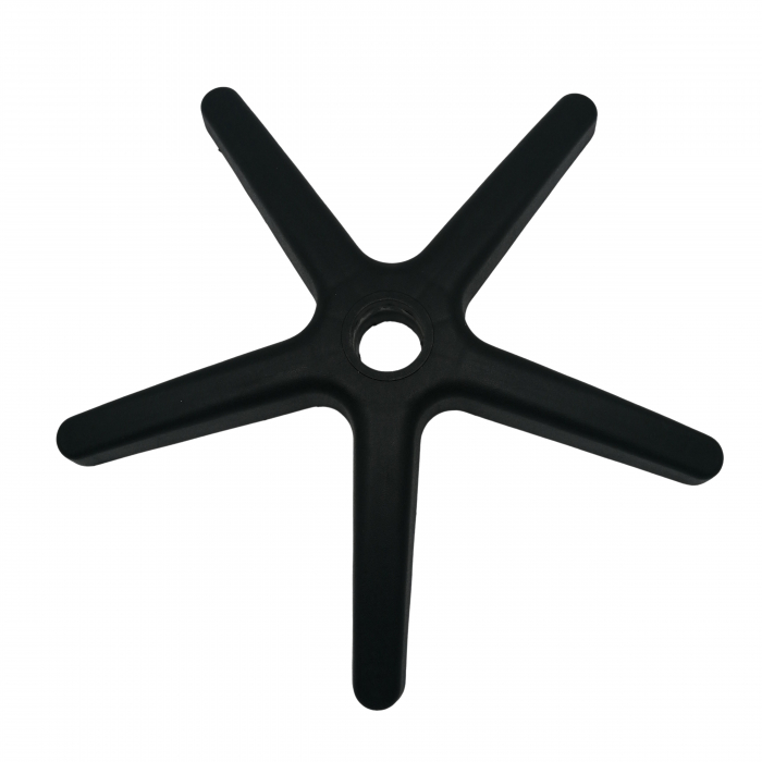 Baza pentru scaun directorial, plastic, neagra, 48 cm [3]