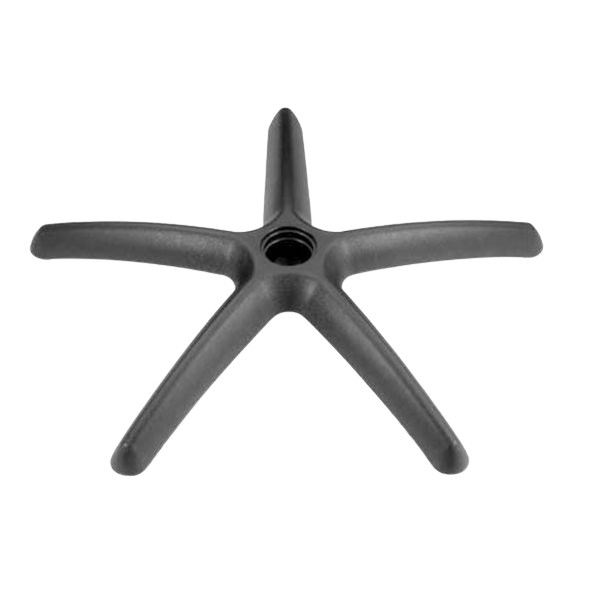 Baza pentru scaun directorial, plastic, 55 cm, neagra [3]