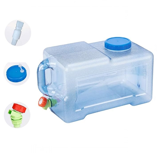 Bidon pentru apa cu furtun, IdeallStore®, 12L, Policarbonat [6]