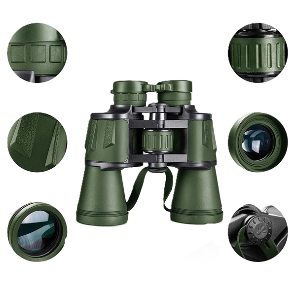 Binoclu 20x50 Profesional cu Optica BaK-4, Multi Coated, Verde [5]