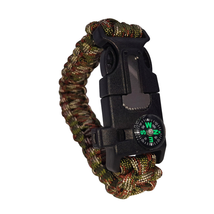 Bratara supravietuire, Military Surplus, paracord, 26 cm, camuflaj [2]