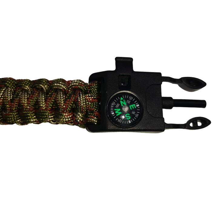 Bratara supravietuire, Military Surplus, paracord, 26 cm, camuflaj [6]