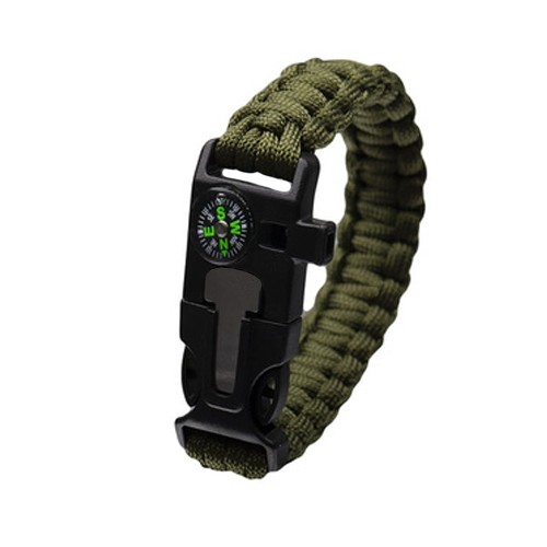 Bratara supravietuire, Military Surplus, paracord, 26 cm, kaki [3]