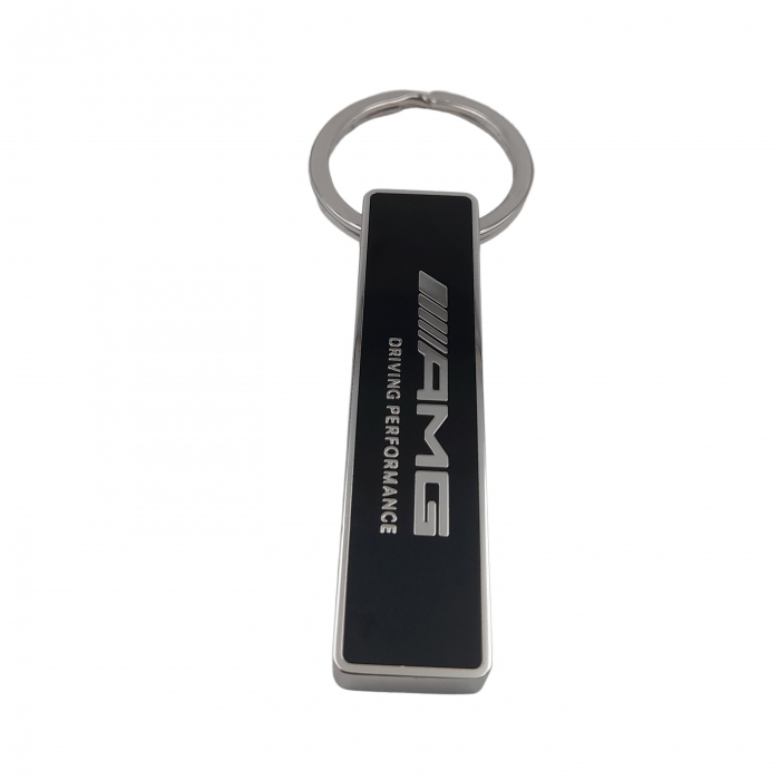 Breloc de chei IdeallStore®, AMG Performance, editie de colectie, 6 cm, metal, argintiu [2]