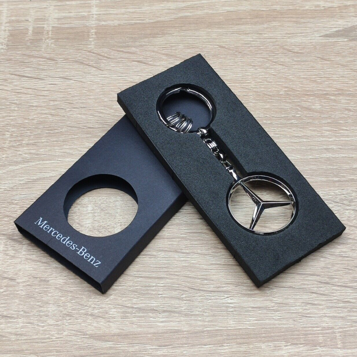 Set de doua brelocuri de chei DEPOX®, editie de colectie, metal, argintiu/negru [4]