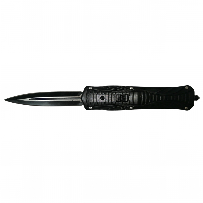 Briceag automat de vanatoare IdeallStore®, Futuristic Blade, PVC, 23 cm, gri [2]