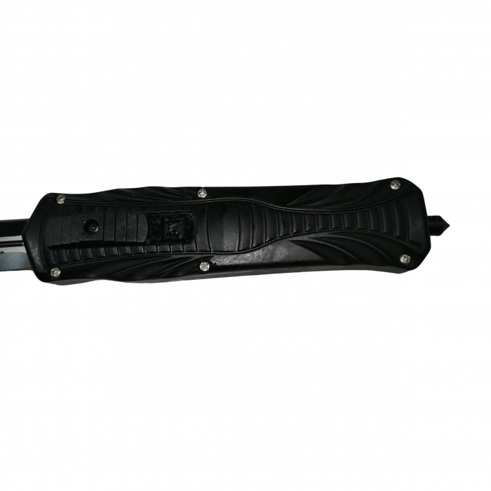 Briceag automat de vanatoare IdeallStore®, Futuristic Blade, PVC, 23 cm, gri [4]
