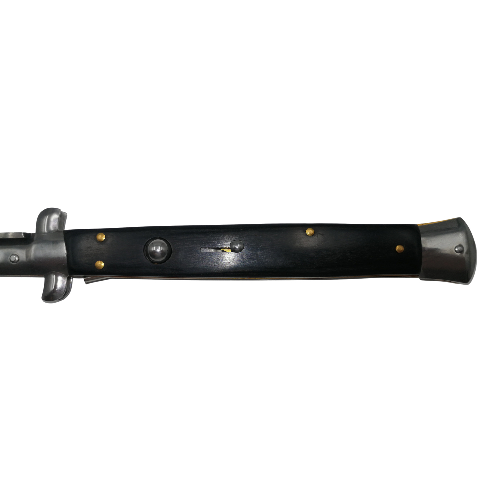 Briceag automat de vanatoare IdeallStore®, Italian Blade, Stiletto, otel inoxidabil, 24 cm, negru [4]