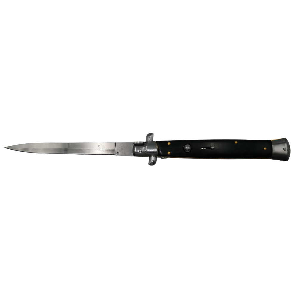 Briceag automat de vanatoare IdeallStore®, Italian Blade, Stiletto, otel inoxidabil, 24 cm, negru [2]