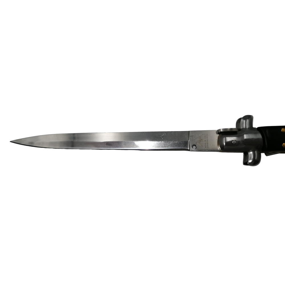 Briceag automat de vanatoare IdeallStore®, Italian Blade, Stiletto, otel inoxidabil, 24 cm, negru [3]
