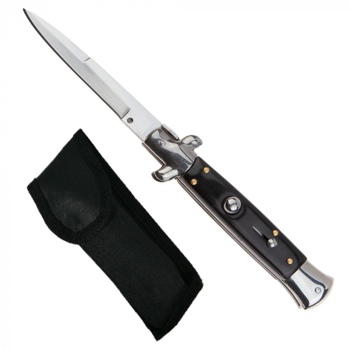 Set doua bricege automate DEPOX®, otel inoxidabil, 22 cm, negru [2]