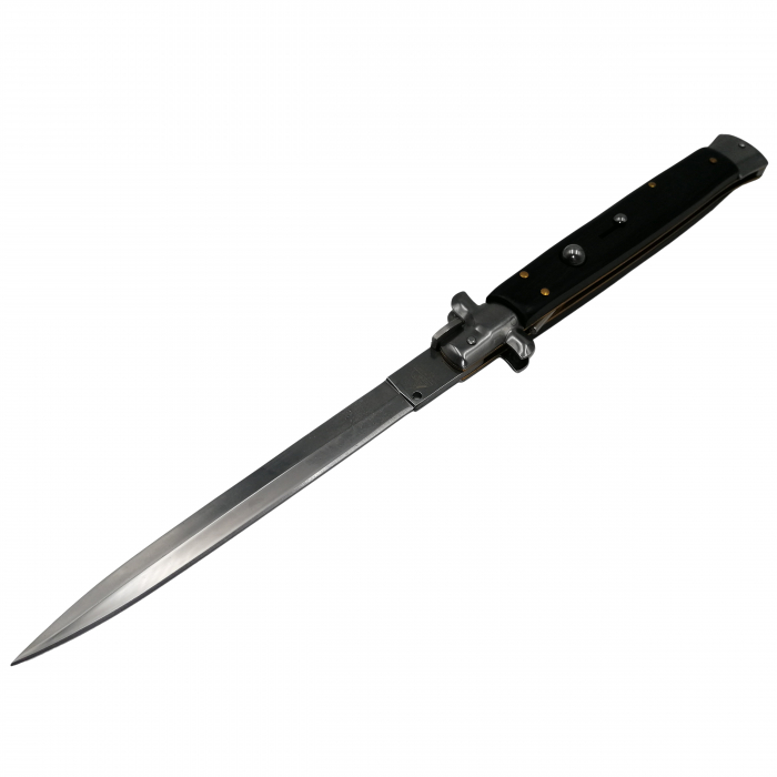 Briceag automat, Italian Blade, Stiletto, otel inoxidabil, negru, 33 cm [2]