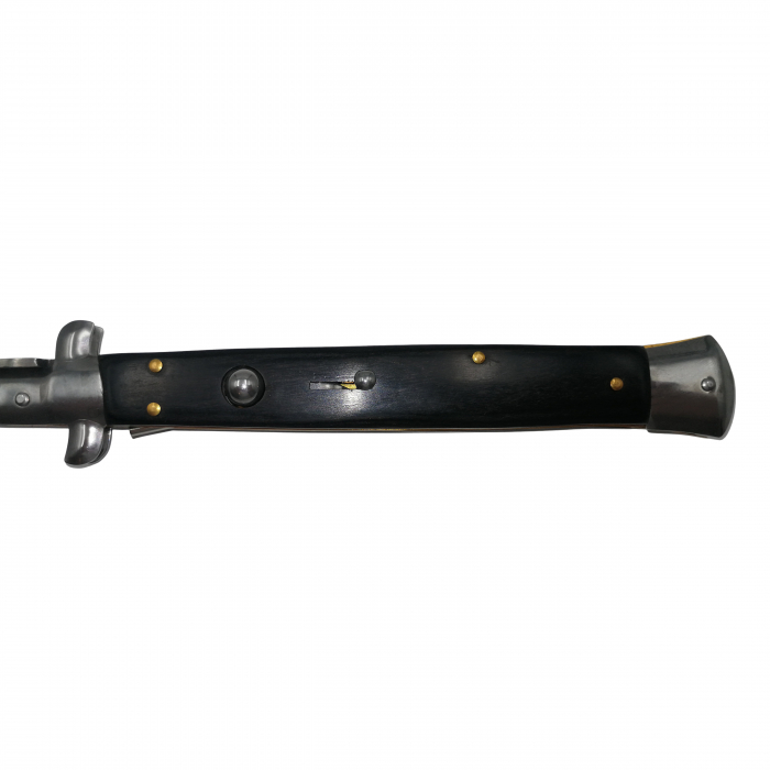 Briceag automat, Italian Blade, Stiletto, otel inoxidabil, husa inclusa, negru [5]