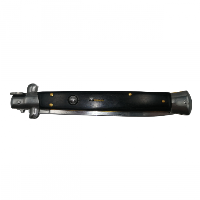 Briceag automat, Italian Blade, Stiletto, otel inoxidabil, husa inclusa, negru [6]