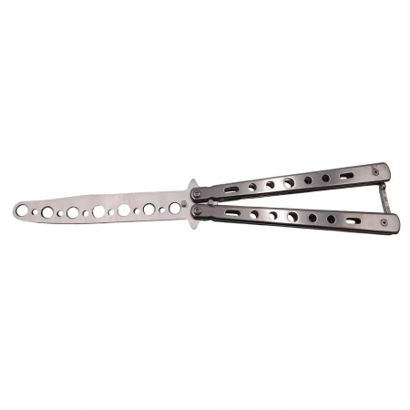 Set doua bricege de antrenament DEPOX®, model fluture, 22 cm, albastru/argintiu [7]