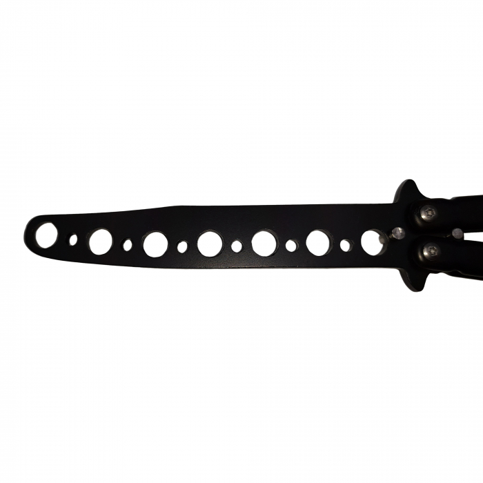 Briceag de antrenament IdeallStore®, model fluture, Distortion. otel, 22.5 cm, Negru [4]