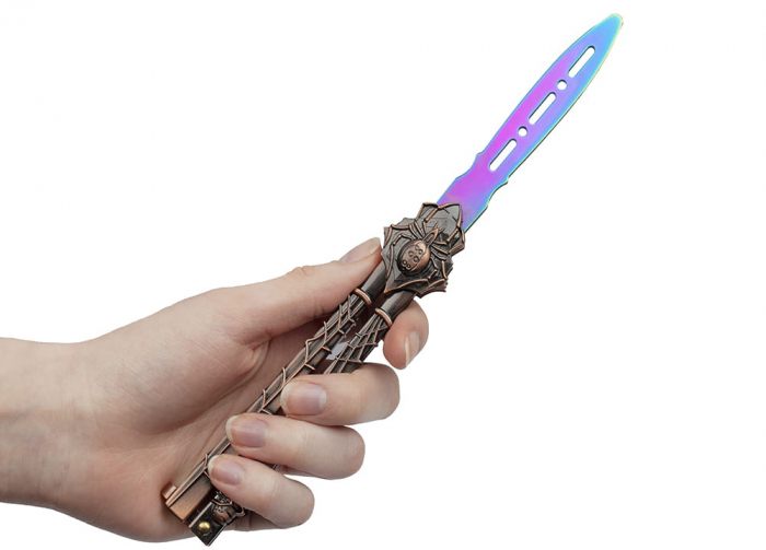Briceag de antrenament IdeallStore, Spider Queen, 23 cm, multicolor [10]