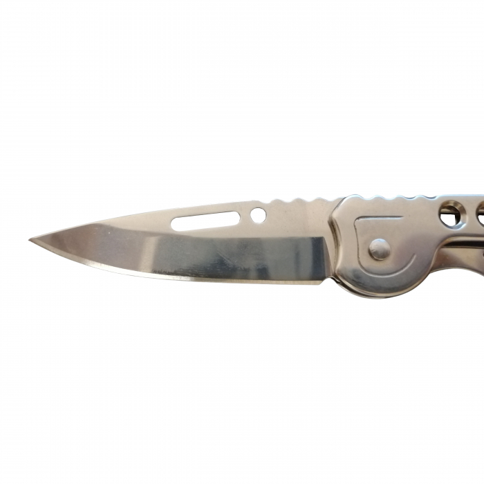 Briceag de buzunar, Futuristic Knife, otel inoxidabil, 15.5 cm, argintiu [3]
