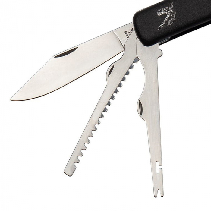 Briceag de buzunar IdeallStore®, Fisherman Tool, otel inoxidabil, 17.5 cm, negru [4]