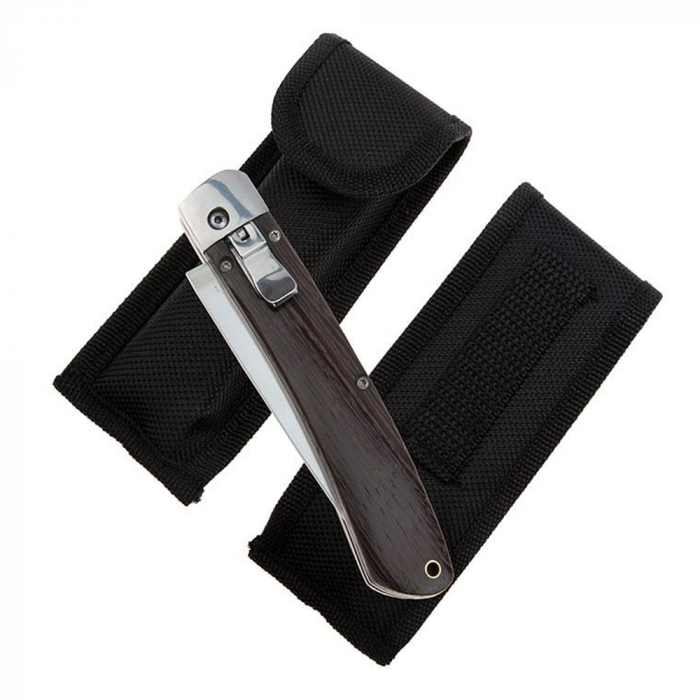 Briceag de vanatoare automat IdeallStore®, Renaissance Blade, otel inoxidabil, 21 cm, maro [8]