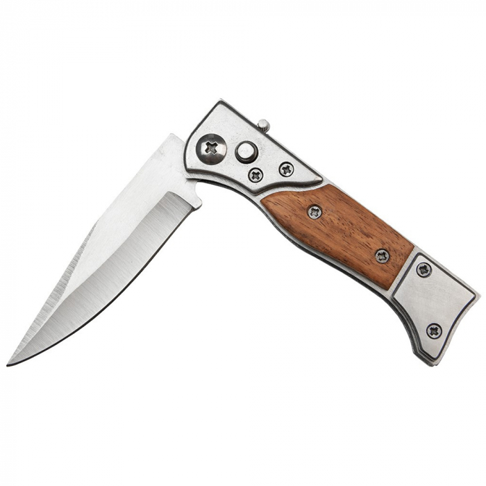 Briceag de vanatoare automat IdeallStore®, tip AK, Special Forces, otel inoxidabil, 16.5 cm, maro [7]