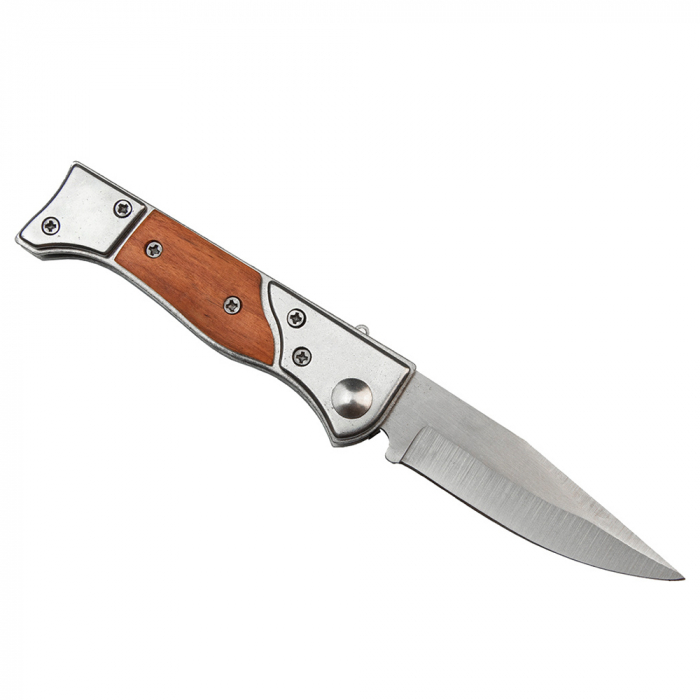 Briceag de vanatoare automat IdeallStore®, tip AK, Special Forces, otel inoxidabil, 16.5 cm, maro [3]