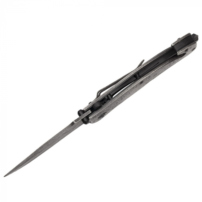 Briceag de vanatoare full metalic IdeallStore®, Future Adventure, otel inoxidabil, 21 cm, argintiu [6]
