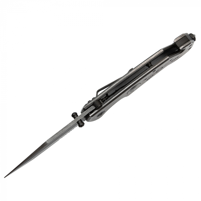 Briceag de vanatoare full metalic  IdeallStore®, Future Adventure, otel inoxidabil, 23 cm, argintiu [6]