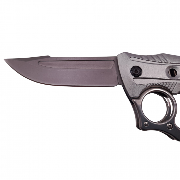 Briceag de vanatoare IdeallStore®, Battlestar Blade, otel inoxidabil, 21.5 cm, argintiu [4]