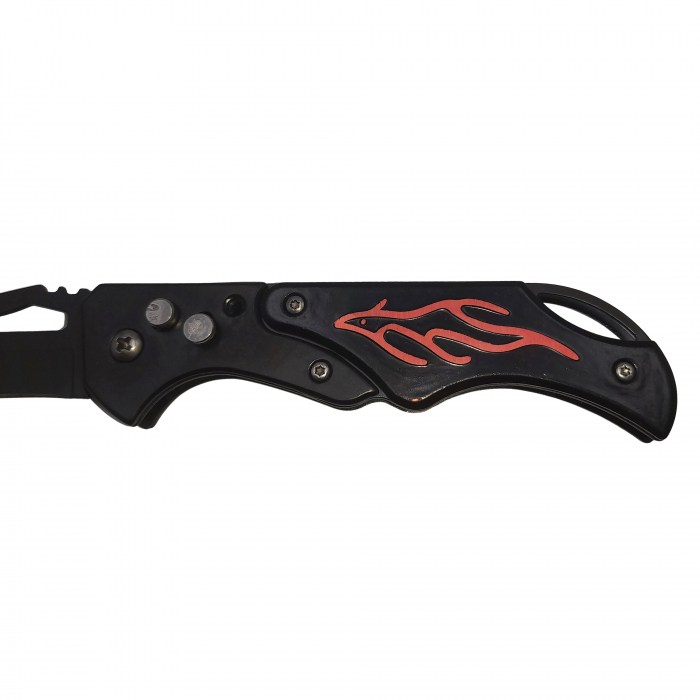 Briceag de vanatoare IdeallStore®, Fire Blade, otel inoxidabil, 21.5 cm, portocaliu [3]