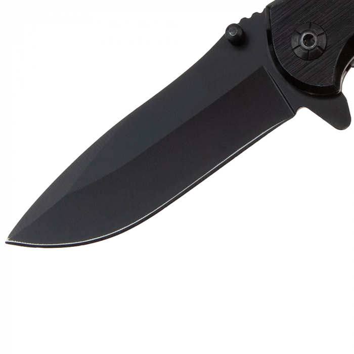 Briceag de vanatoare IdeallStore®, Firefighter Department, 21 cm, otel inoxidabil, negru, husa inclusa [4]