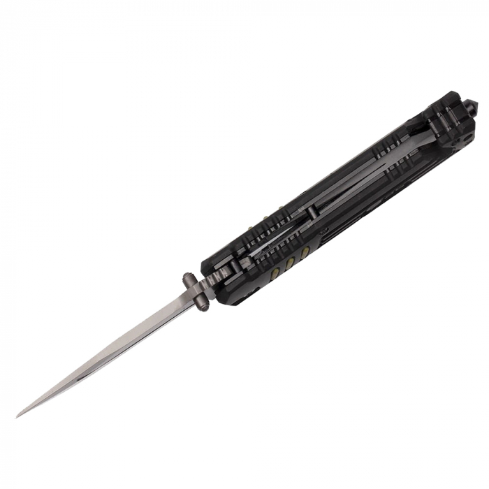 Briceag de vanatoare IdeallStore®, General Blade, otel inoxidabil, 20.5 cm, negru, teaca inclusa [4]