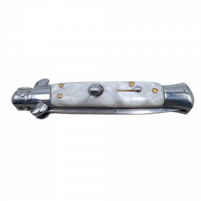 Briceag de vanatoare IdeallStore®, Italian Spirit, otel inoxidabil, 22.5 cm, argintiu, husa inclusa [6]