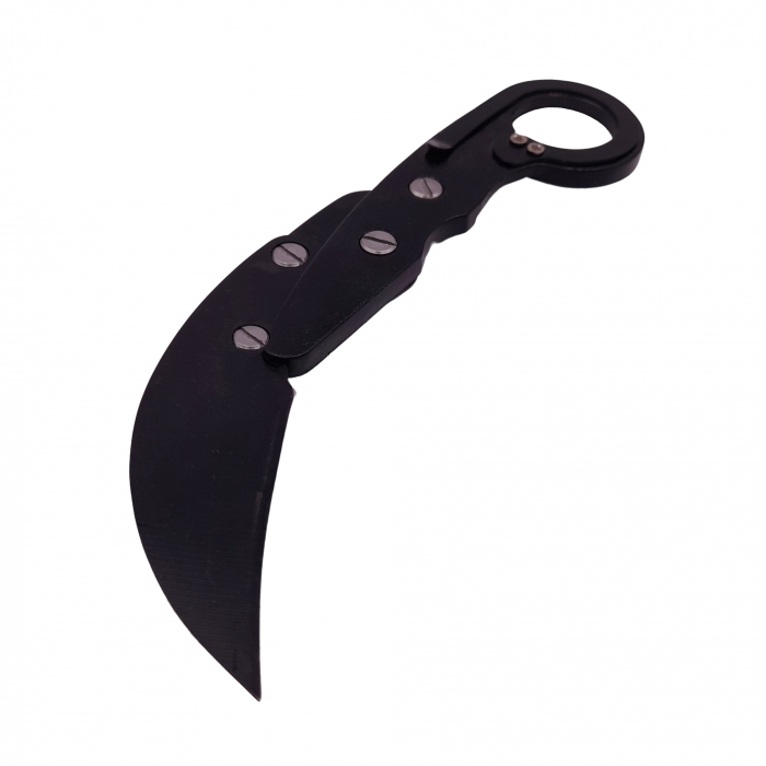 Briceag de vanatoare IdeallStore, karambit extensibil, Steel Claw, 15.5 cm, negru [2]