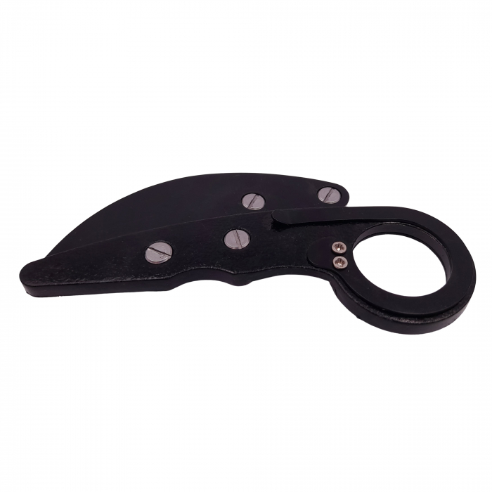 Briceag de vanatoare IdeallStore, karambit extensibil, Steel Claw, 15.5 cm, negru [6]