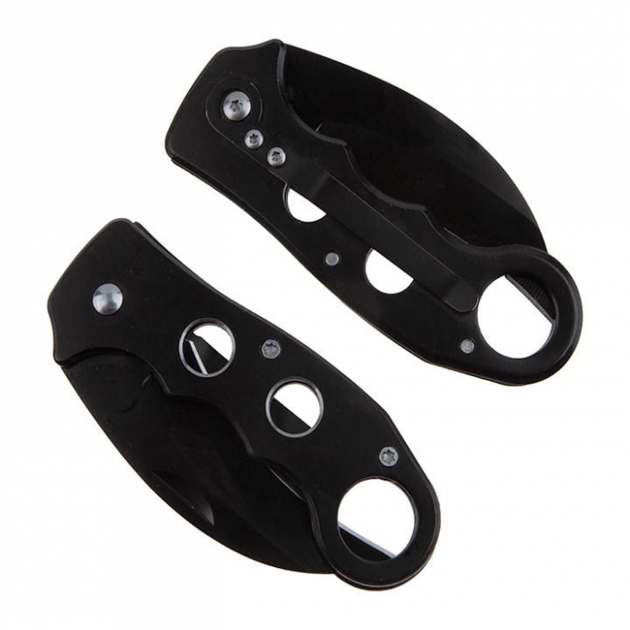 Briceag de vanatoare IdeallStore®, Liberty Claw, karambit extensibil, 14.5 cm, negru [7]