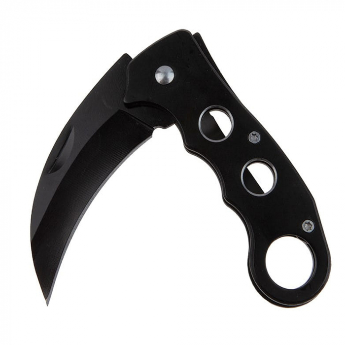 Briceag de vanatoare IdeallStore®, Liberty Claw, karambit extensibil, 14.5 cm, negru [6]