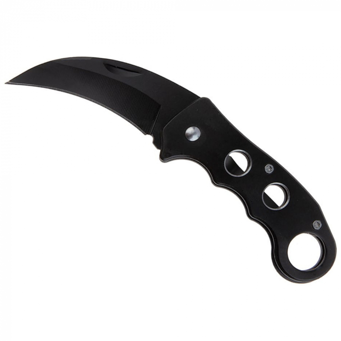 Briceag de vanatoare IdeallStore®, Liberty Claw, karambit extensibil, 14.5 cm, negru [3]