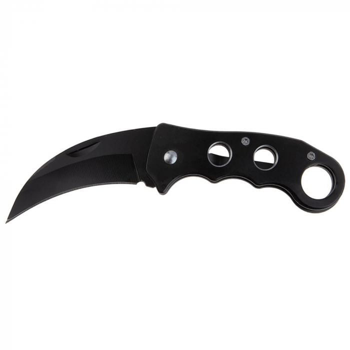 Briceag de vanatoare IdeallStore®, Liberty Claw, karambit extensibil, 14.5 cm, negru [2]