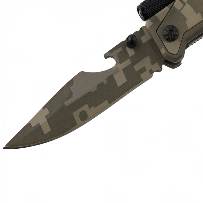 Briceag de vanatoare IdeallStore®, Military Blade, otel inoxidabil, 22 cm, verde [3]