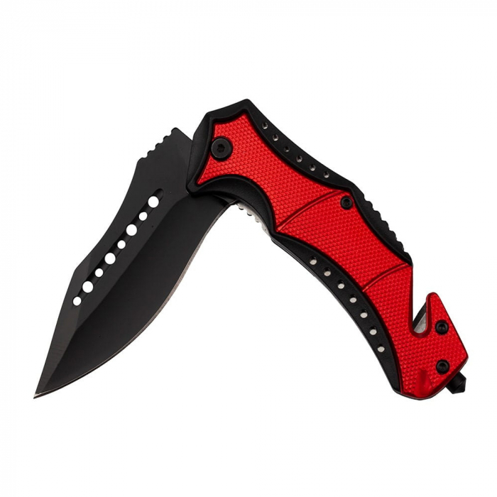 Briceag de vanatoare IdeallStore®, One Blade, otel inoxidabil, 21.5 cm, negru [7]