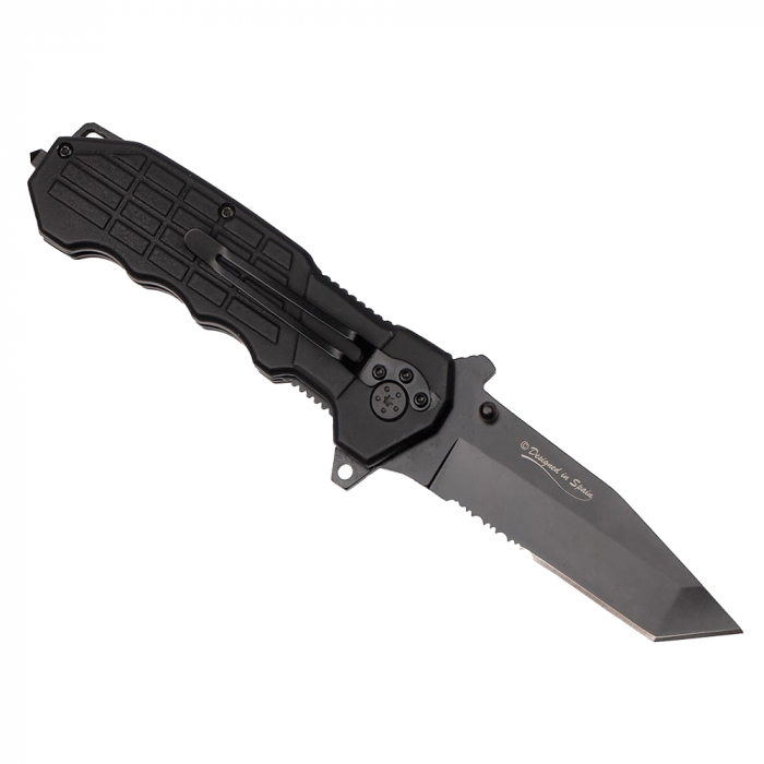 Briceag de vanatoare IdeallStore®, Predator Blade, otel inoxidabil, 22.5 cm, negru, teaca inclusa [5]