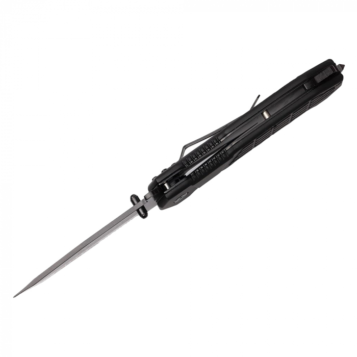 Briceag de vanatoare IdeallStore®, Predator Blade, otel inoxidabil, 22.5 cm, negru, teaca inclusa [4]