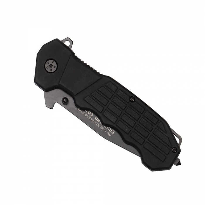Briceag de vanatoare IdeallStore®, Predator Blade, otel inoxidabil, 22.5 cm, negru, teaca inclusa [6]