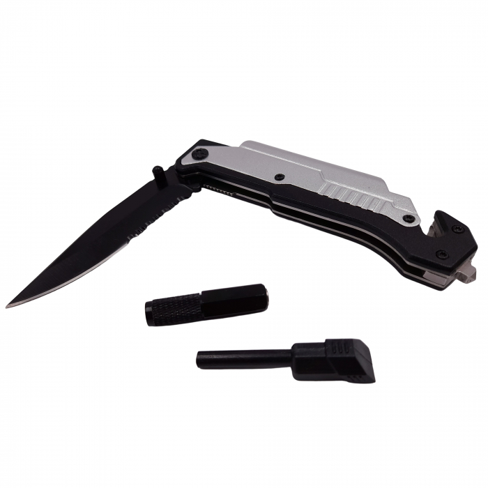 Briceag de vanatoare IdeallStore®, Robo Blade, otel inoxidabil, 22 cm, argintiu [7]