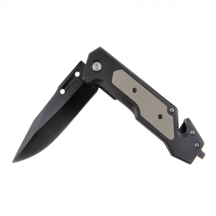 Briceag de vanatoare IdeallStore®, Saviour Blade, otel inoxidabil, 22.5 cm, negru [7]
