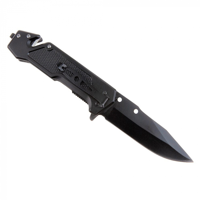 Briceag de vanatoare IdeallStore®, Saviour Blade, otel inoxidabil, 22.5 cm, negru [5]
