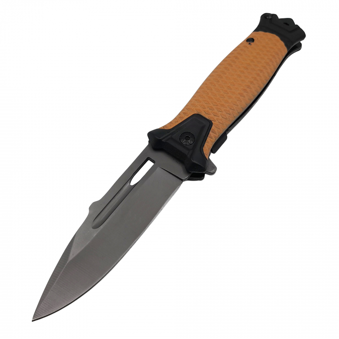 Briceag de vanatoare IdeallStore®, Sierra Forest, semi-automat, 23 cm, bej [2]