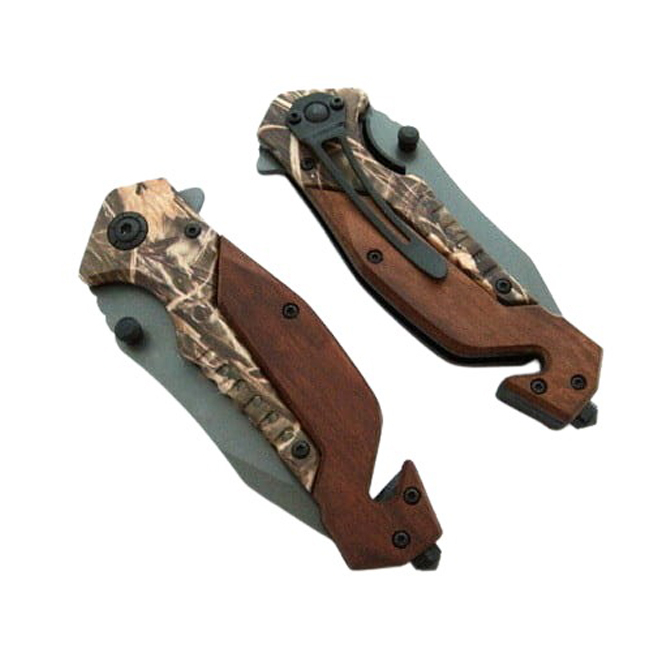 Briceag de vanatoare IdeallStore®, Super Adventure, otel inoxidabil, 20 cm, maro [8]